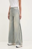 adidas Originals jeansi DENIM ZIP PANT femei, JX9210