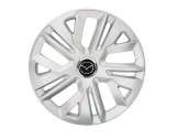 Cumpara ieftin Set 4 capace roti 16`` Raven Gri, Compatibile cu Mazda