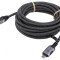Cablu USB 3.1 RJ45 USB C 10m Negru Gri