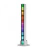 LED Bar RGB MRG MD08 VU Meter, 32 LED, Control Sunet, USB, ABS, 181mm, Multicolor, Casa/Masina