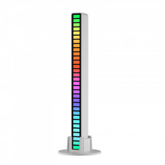 Led Bar RGB MRG MD08 , VU Meter, 32 LED RGB Pentru Masina Casa C860