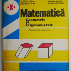 Matematica Geometrie si trigonometrie Manual pentru clasa a X-a – Augustin Cota