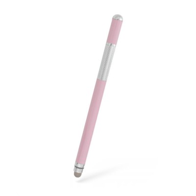 Stylus Pen Techsuit, Universal, Android, iOS, Aluminiu, Roz, JC03 foto