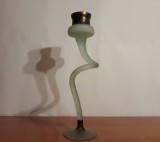 Candela romaneasca de Filip Ravert | sticla Suflata veche si RARA