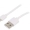 Cablu USB 2.0 A la Micro B 2m Alb