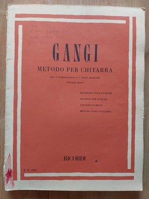 GANGI METODO PER CHITARRA seconda parte foto