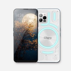 Telefon mobil Unihertz Luna Alb, 4G, 6.81 , 12GB RAM, 256GB ROM, Android 12, MT6789 Octa-Core, NFC, 5000mAh, Dual SIM