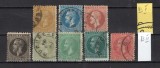 Carol I Bucuresti I si II 1876-1879 - 8 v. stampilate (#2)