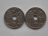 LOT 2 MONEDE 50 CENTIMOS (1949,1963) SPANIA, Europa