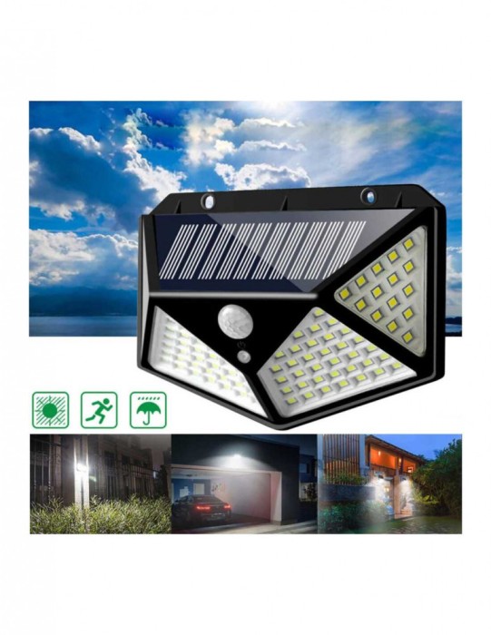 Lampa Solara LED cu Senzor Crepuscular si Senzor de miscare