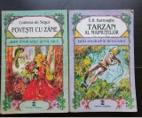 Tarzan al maimuțelor - E. R. Burroughs * / * Povești cu z&acirc;ne - Contesa de Segur (Bibliografie Școlară - Editura Vremea) - 2 vol.