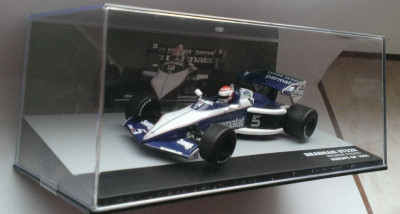 Macheta BMW Brabham BT52B Nelson Piquet Campion Formula 1 1983 - Altaya 1/43 F1 foto