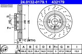 ATE 24.0132-0179.1 Disc frana