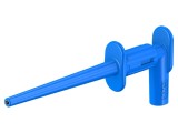 Carlig de testare ST&Auml;UBLI 300V 2mm 1A cu penseta Albastru 75mm