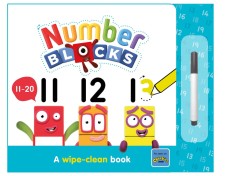 Carticica Scriu si sterg - Numberblocks 11-20