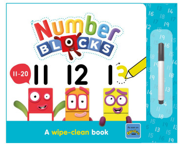 Carticica Scriu si sterg - Numberblocks 11-20 foto