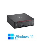 Mini PC Fujitsu ESPRIMO Q558, Quad Core i3-8100T, 16GB DDR4, SSD, Win 11 Home