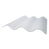 Policarbonat solid, ondulat, transparent, 2000 x 1050 x 1 mm