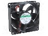 Ventilator 80x80x25mm, 12V DC, volum aer 56.06m3/h, lagar Vapo, SUNON - MF80251V3-1000U-A99