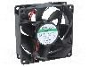 Ventilator 80x80x25mm, 12V DC, volum aer 56.06m3/h, lagar Vapo, SUNON - MF80251V3-1000U-A99 foto