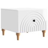 vidaXL Masă de cafea Alb foarte lucios 49 x 50 x 40 cm Lemn prelucrat 894279