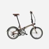 Bicicletă pliabilă FOLD 560 Aluminiu brut lăcuit