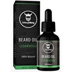 Ulei Ingrijire Barba si Mustata, Striking Viking, Cedarwood, cu Extract de Cedru si Arbore de Ceai, foto