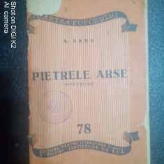 Pietrele arse povestire-A.Radu