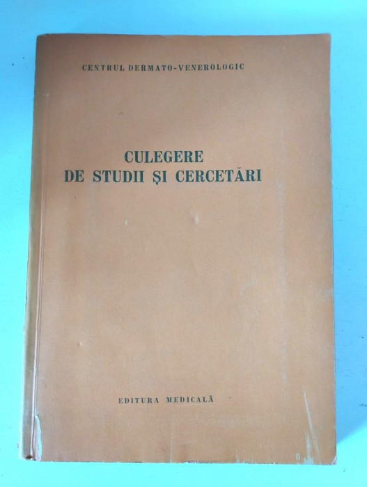 CENTRUL DERMATO-VENEROLOGIC - CULEGERE DE STUDII SI CERCETARI
