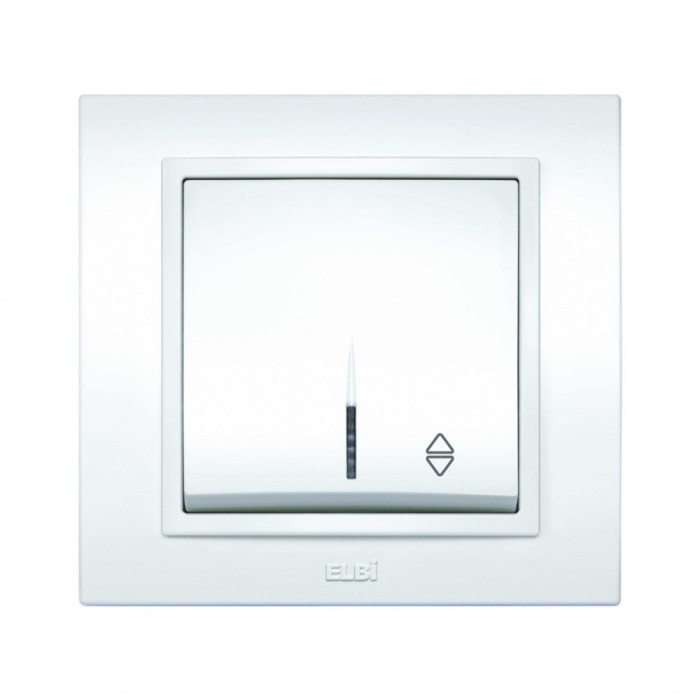 Zena Alb Intrerupator Cap Scara LED ST