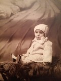 Gigi Zilișteanu, nepotul lui Lazăr Măglașu, Galați, 23 dec. 1933, format CP