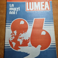 revista lumea 1 ianuarie 1986-numar de anul nou