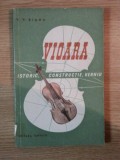 VIOARA ISTORIC , CONSTRUCTIE , VERNIU de V. V. BIANU , 1957