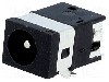 Conector alimentare DC, 12V DC, {{Numarul de pini}} pini, seria {{Seria producatorului}}, 3,5/1,3mm. CLIFF - DC-8S (FC68145S)