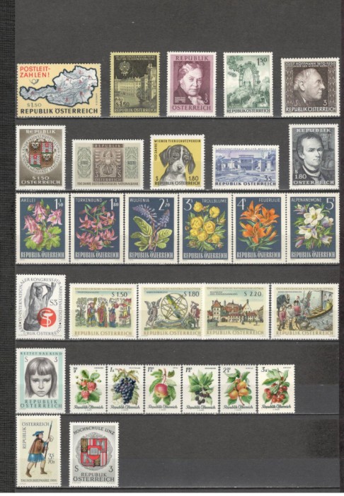 Austria.1966 An complet 17 serii MA.626