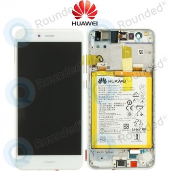 Huawei P10 Lite (WAS-L21) Capac frontal al modulului de afișare + LCD + digitizer + baterie alb 02351FSB 02351FSC foto