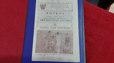 program U Craiova - AC Fiorentina foto