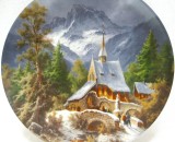 FARFURIE DECORATIVA PORTELAN BRADEX EDITIE LIMITATA IN DRUM SPRE BISERICA DE LUDWIG MUNINGER