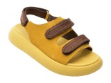 Sandale GRYXX galbene, 5L120, din piele intoarsa