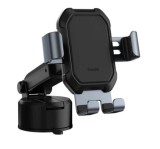 SUPORT AUTO Baseus Simplism pt. SmartPhone, fixare parbriz sau bord prin ventuza, metalic, negru &quot;SUYL-TK01&quot; - 6953156226326