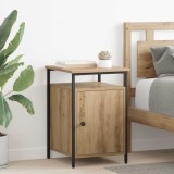 vidaXL Dulap de noapte 2 pcs Stejar Artizanal 40 x 42 x 60cm 881809