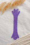 Semn de carte - Pisica castravete mov | Ana Crafts