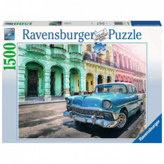 PUZZLE MASINA DIN CUBA, 1500 PIESE foto