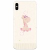 Husa silicon pentru Apple Iphone XS, Giraffe Cute