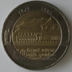 Moneda Sri Lanka - 10 Rupees 1998 - Independenta