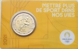 2 euro 2021 Franta, Olympic Games, Paris 2024, No63388, Bunc, Coincard, km#2495, Europa