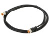 Cablu de conectare M12 PIN: 4 - 2m, 250VAC, 4A, -25&divide;80&deg;C - Cablu de conectare M12 PIN: 4