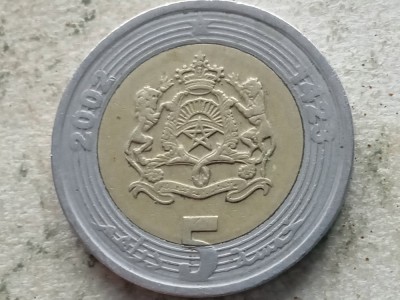 MAROC-5 DIRHAMS 2002 foto