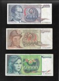 Set 42 Bancnote Iugoslavia, Hiperinflatie 1985-1994 - Colectie Numismatica Yugoslavia
