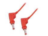 Cablu Conectare Masurare ST&Auml;UBLI 32A 1,5m Mufa Banana 4mm Rosu PVC Standard EN 61010 CAT II 600V